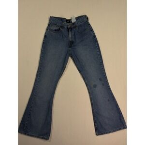 Gap 90s Vintage Womens Wide Leg Light Wash Denim Jeans High Rise Blues
